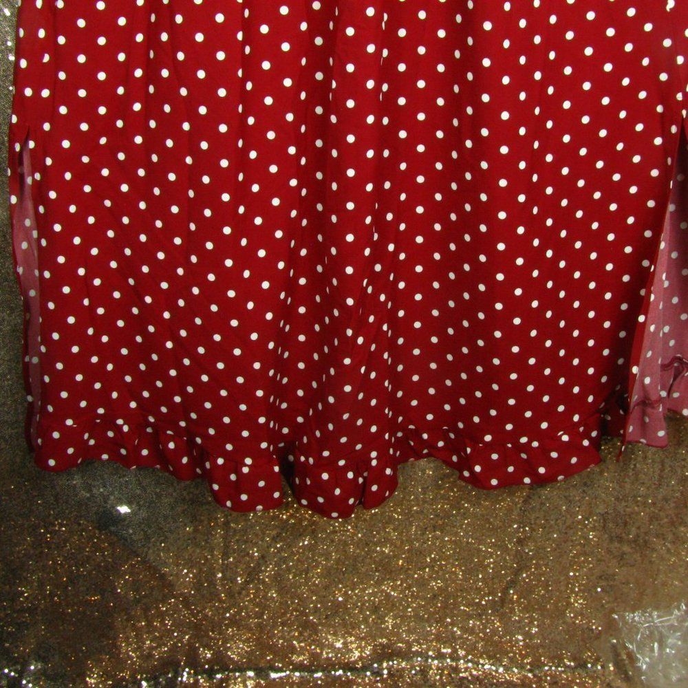 NWT BloomChic Red and White Polkadot Dress - Picture 5 of 11